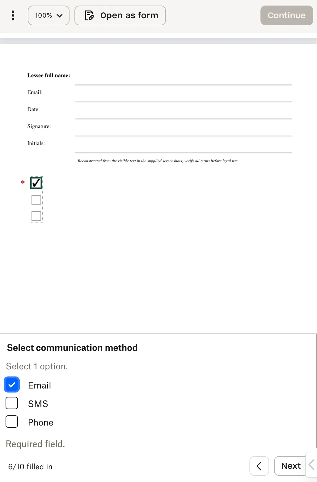 Updated signer app