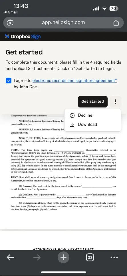 Updated signer app