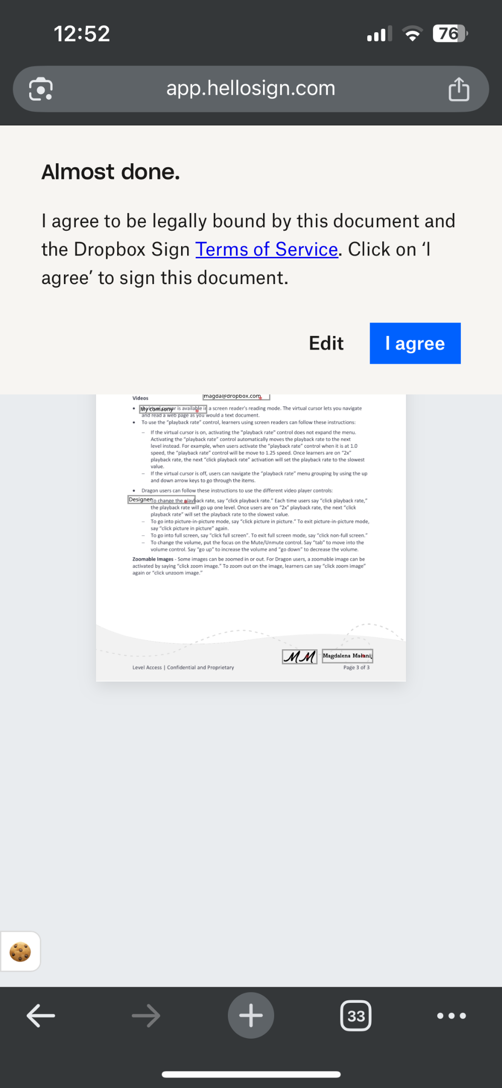 Image of signer app